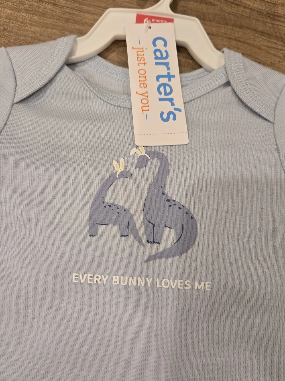 Carter's Baby Boy Dino Easter Set 2pc Blue Stripes NWT 6Mos every bunny loves me